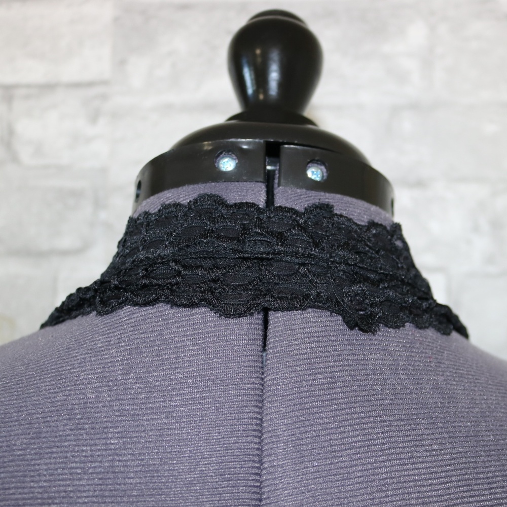 Zenana Black Lace Halter Bralette - Picture 6 of 6